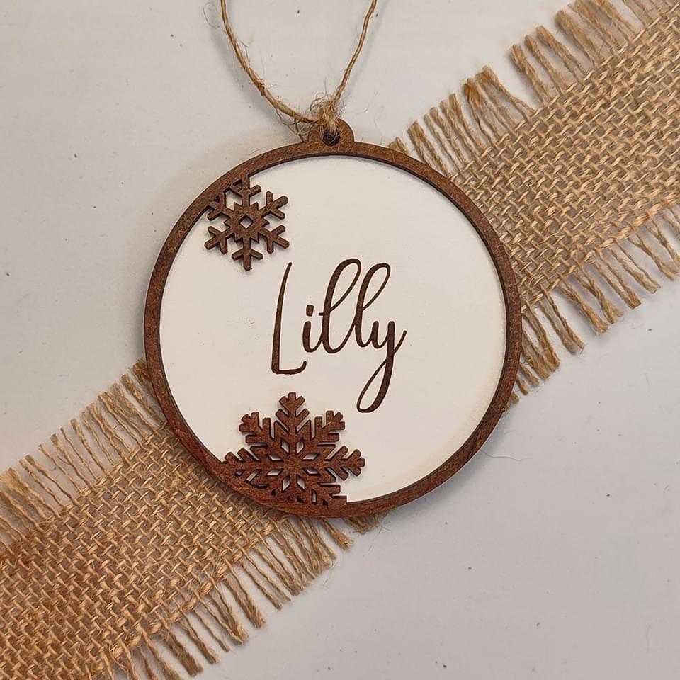 Personalized Christmas Ornament | Sphere Design